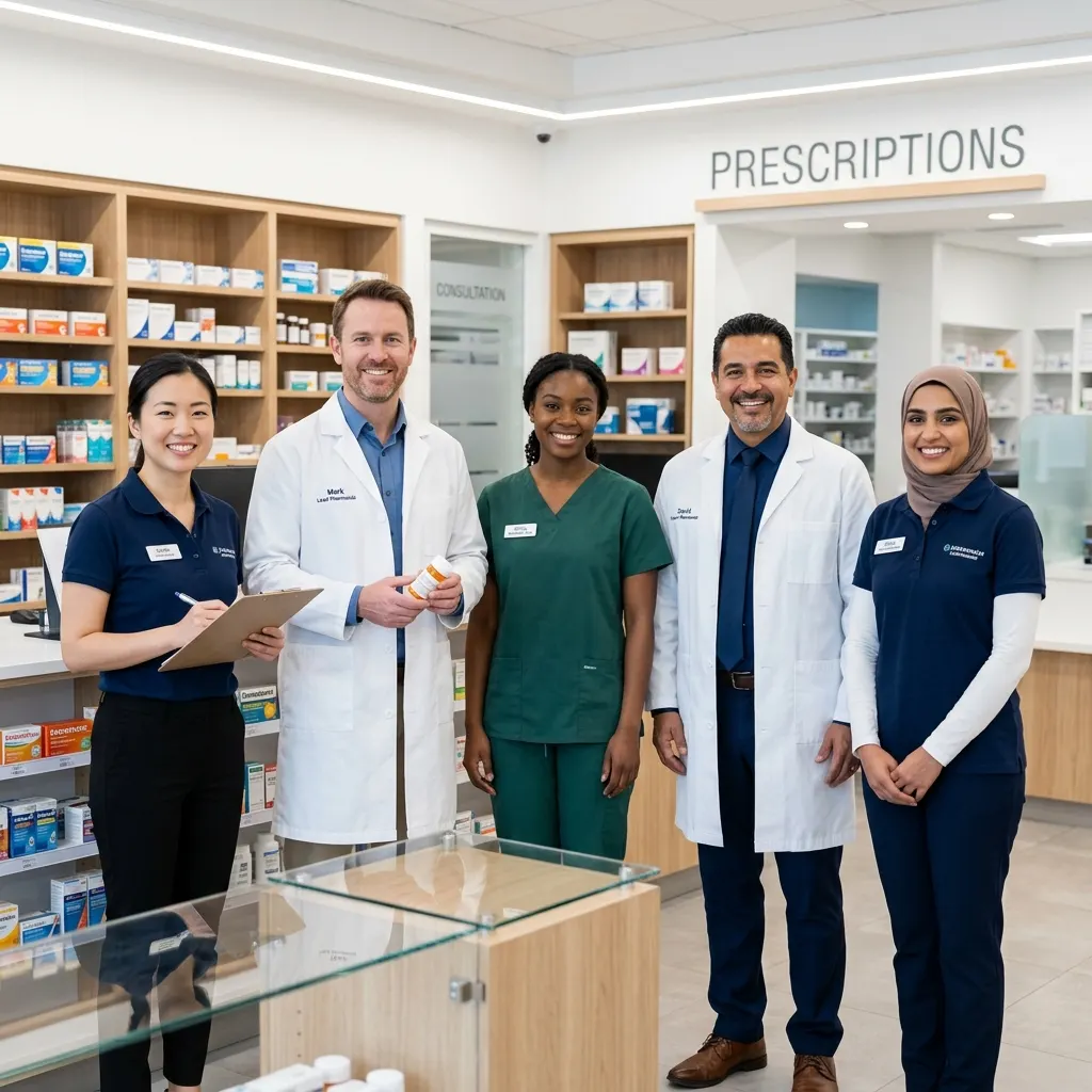Our pharmacy team Our pharmacy team
